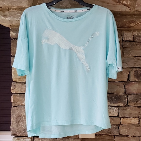 Puma Tops - New Puma High Low Oversized Athletic Work Out Top